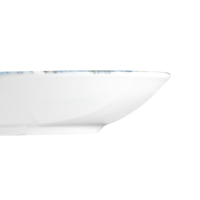 Prato Porcelana Catay Fundo Azul 20cm